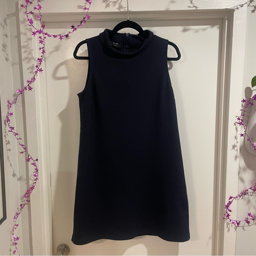 Brass - L - Mod Sleeveless Ponte Dress